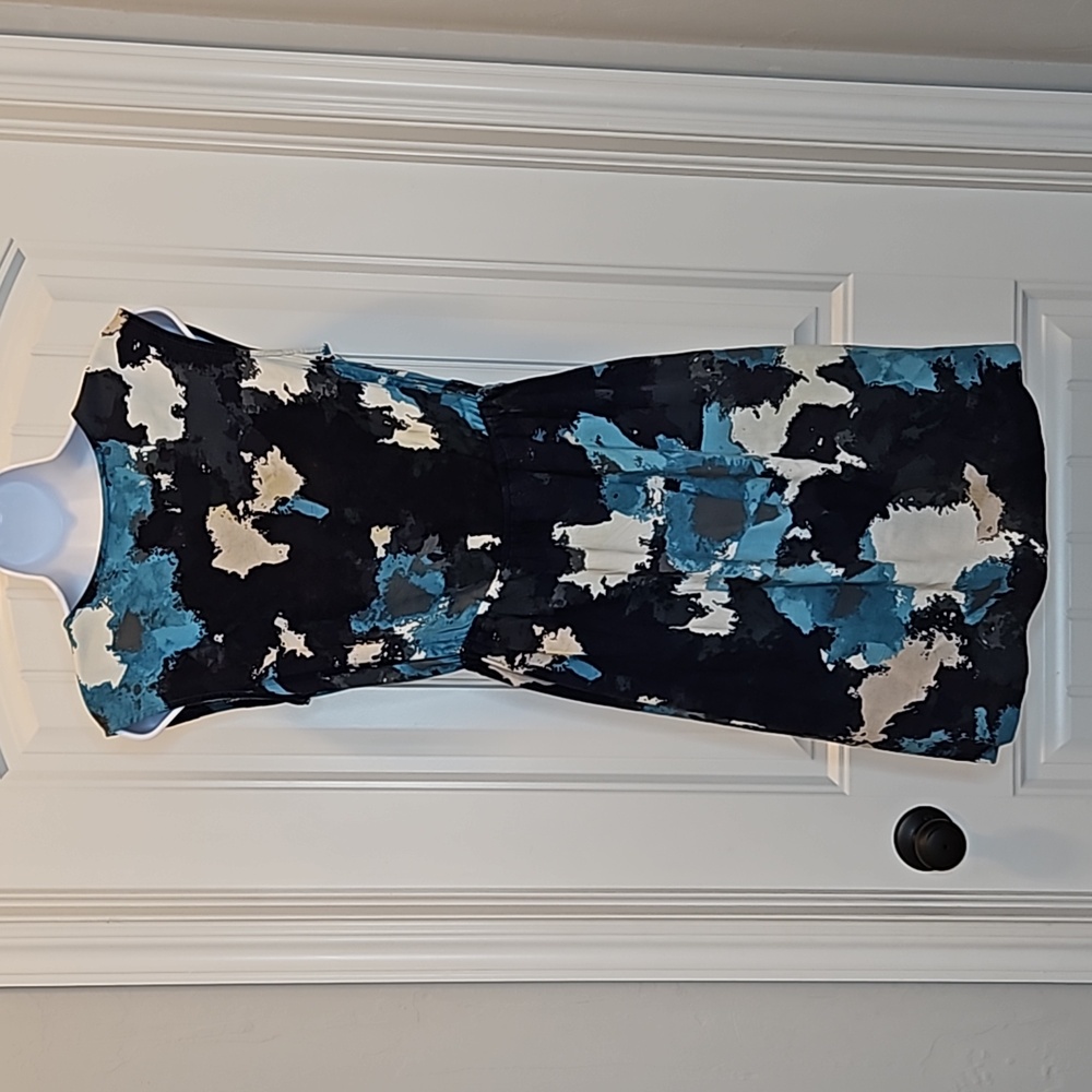 Mossimo Watercolor Wrap Dress - Picture 4 of 6